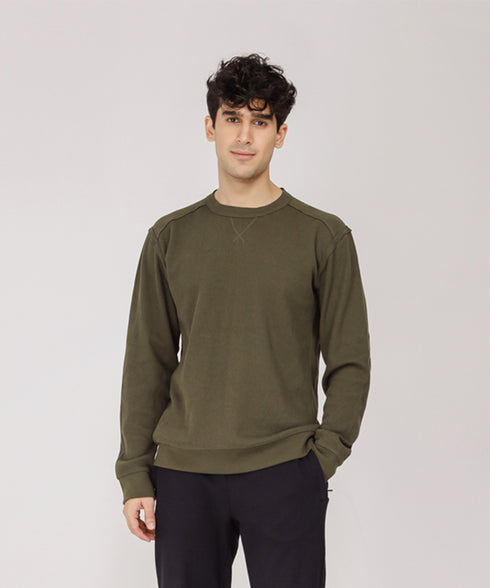 Men's Raw Waffle Knit Shirt
